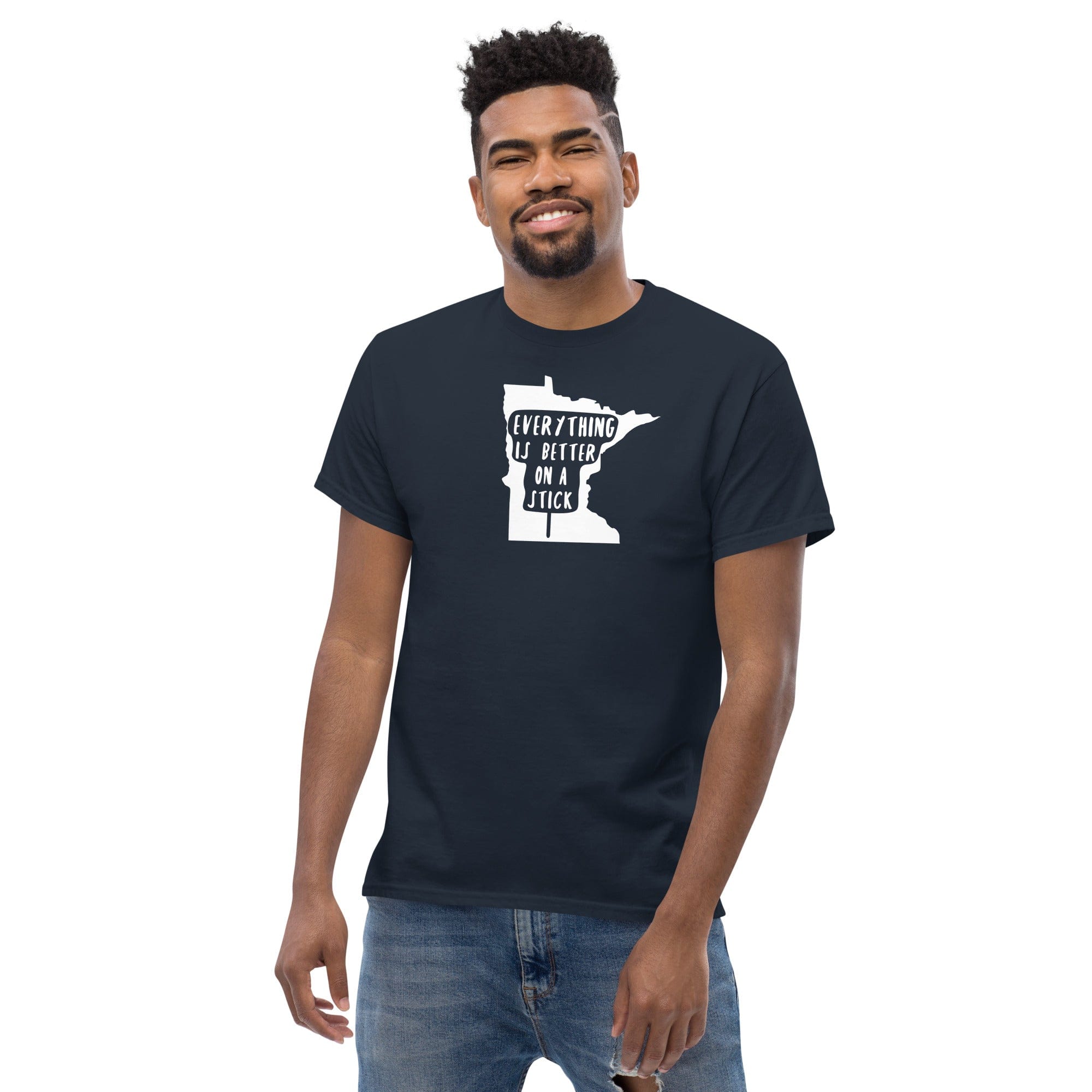 Minnesota State Fair "Everything Is Better on a Stick" Men's Classic Tee ThatMNLife Minnesota Custom T-Shirts and Gifts