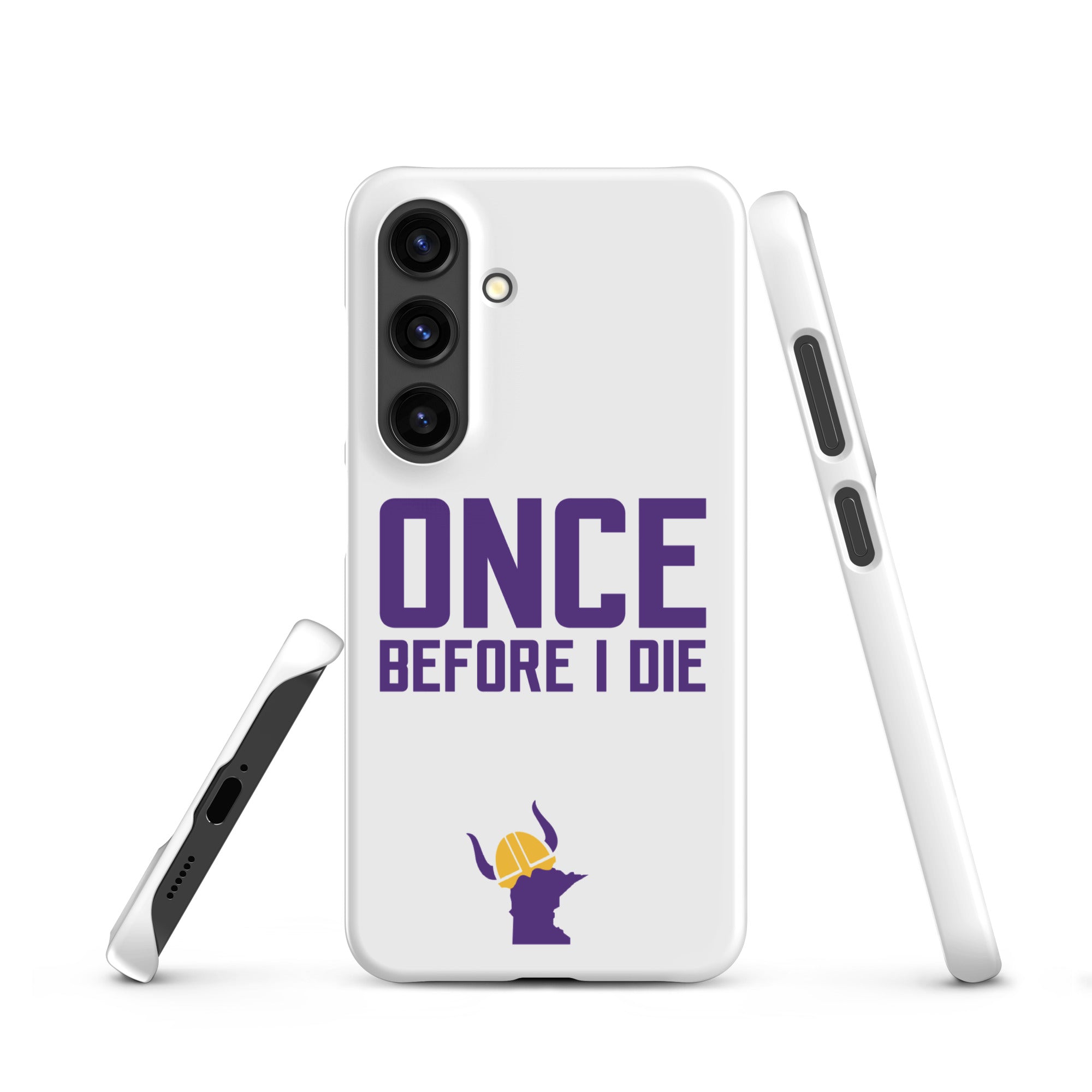 Once Before I Die Minnesota Vikings Fan Snap Case for Samsung®