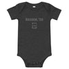 Bourbon, Tho - Minnesota Whiskey Enthusiasts Baby Onesie ThatMNLife Dark Grey Heather / 3-6m Minnesota Custom T-Shirts and Gifts