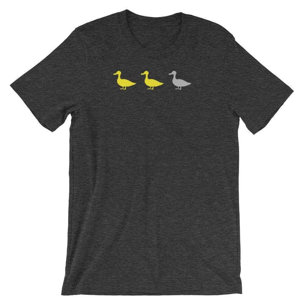 Duck Duck Grey Duck Men's/Unisex T-Shirt ThatMNLife T-Shirt Dark Grey Heather / S Minnesota Custom T-Shirts and Gifts