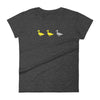 Duck Duck Grey Duck Women's T-Shirt ThatMNLife T-Shirt Heather Dark Grey / S Minnesota Custom T-Shirts and Gifts