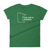 Duluth Our Lake is Superior Women's T-Shirt ThatMNLife T-Shirt Kelly Green / S Minnesota Custom T-Shirts and Gifts