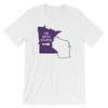 I'm With Stupid - Minnesota Vikings Men's/Unisex T-Shirt ThatMNLife T-Shirt White / S Minnesota Custom T-Shirts and Gifts