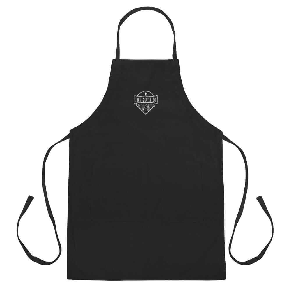 "Life Outside" Embroidered Grilling BBQ Apron ThatMNLife Grilling Apron Minnesota Custom T-Shirts and Gifts