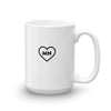 Love Minnesota Black & White Heart Coffee Mug ThatMNLife Coffee Mug 15 Minnesota Custom T-Shirts and Gifts