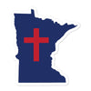 Minnesota Christian Vinyl Laptop Sticker ThatMNLife Minnesota Custom T-Shirts and Gifts