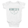 Minnesota Must Be Explored Baby Onesie ThatMNLife Baby Onesie White / 6M Minnesota Custom T-Shirts and Gifts