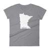 Minnesota Nice - Women's T-Shirt ThatMNLife T-Shirt Storm Grey / S Minnesota Custom T-Shirts and Gifts