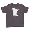 Minnesota Nice - Youth T-Shirt ThatMNLife T-Shirt Charcoal / S Minnesota Custom T-Shirts and Gifts