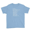 Minnesota State Kids/Youth T-Shirt ThatMNLife T-Shirt Light Blue / XS Minnesota Custom T-Shirts and Gifts