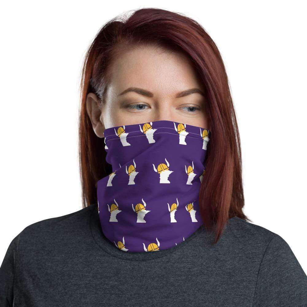 Minnesota Vikings Fan Neck Gaiter/Face Mask/Bandana ThatMNLife Headwear Minnesota Custom T-Shirts and Gifts