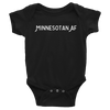 Minnesotan AF Baby Onesie ThatMNLife Baby Onesie Black / 6M Minnesota Custom T-Shirts and Gifts