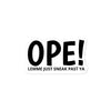 Ope! Lemme Just Move Past Ya Funny Minnesota Vinyl Laptop Sticker | Bubble-Free Decals ThatMNLife Laptop Stickers 4x4 Minnesota Custom T-Shirts and Gifts