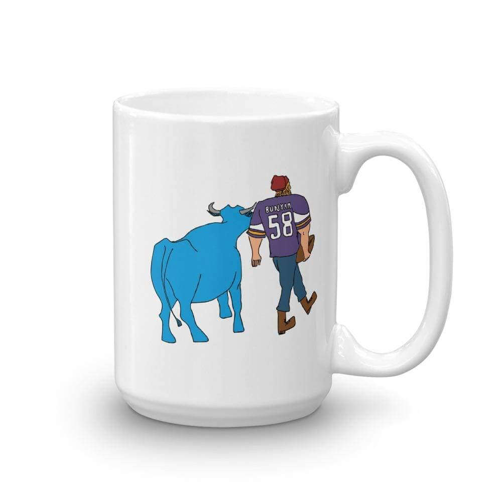 Paul Bunyan/Babe Blue Ox Vikings Fan - Coffee Mug ThatMNLife Coffee Mug 15 Minnesota Custom T-Shirts and Gifts