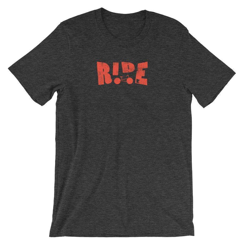 Ride - Minnesota Road Bike, Mountain, Cyclist Men's/Unisex T-Shirt ThatMNLife T-Shirt Dark Grey Heather / S Minnesota Custom T-Shirts and Gifts