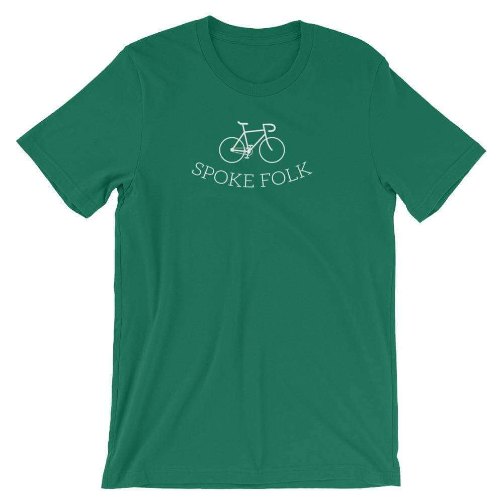 Spoke Folk - Minnesota Road Bike, Mountain, Cyclist Men's/Unisex T-Shirt ThatMNLife T-Shirt Kelly / S Minnesota Custom T-Shirts and Gifts