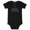 Whiskey Enthusiast in Training - Minnesota Whiskey Lovers Onesie ThatMNLife Black / 3-6m Minnesota Custom T-Shirts and Gifts